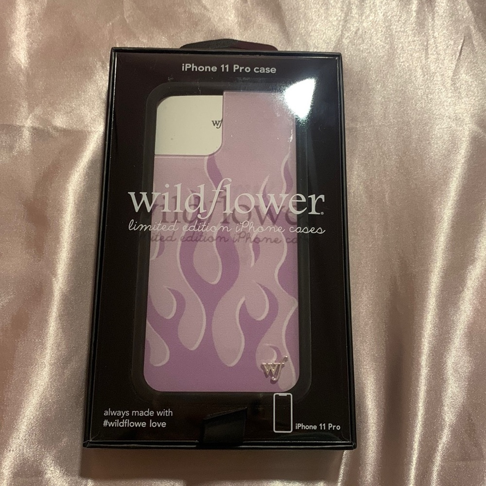 Cute purple iPhone 11 Pro phone case